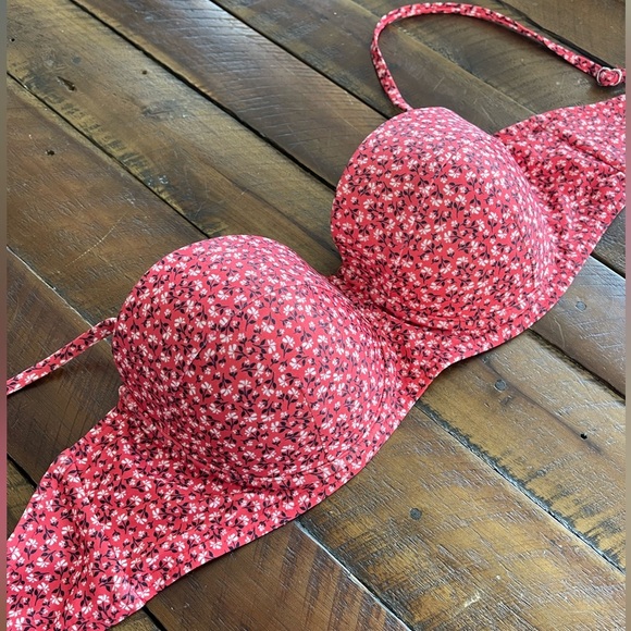 South Beach ditsy floral print bikini top - Picture 6 of 8